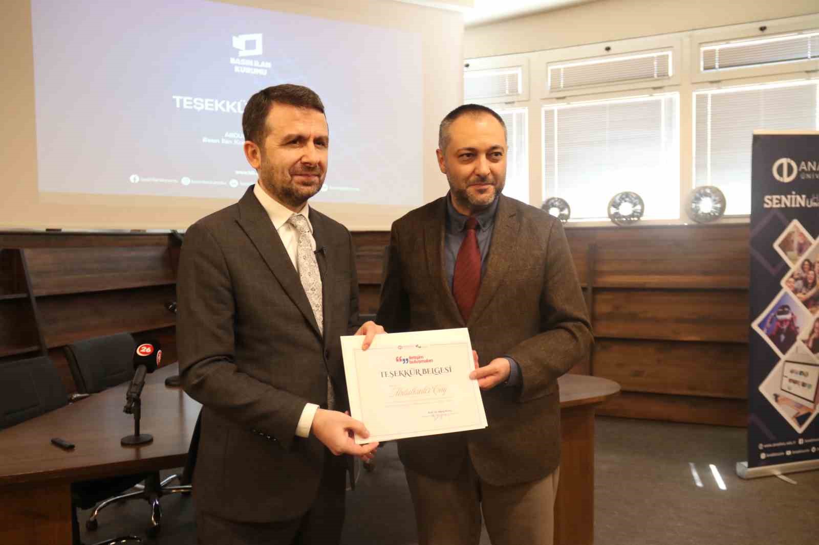 Genel Müdür Çay, "Gazetecilik mesleğinde iş kaybı riskinin söz konusu"
