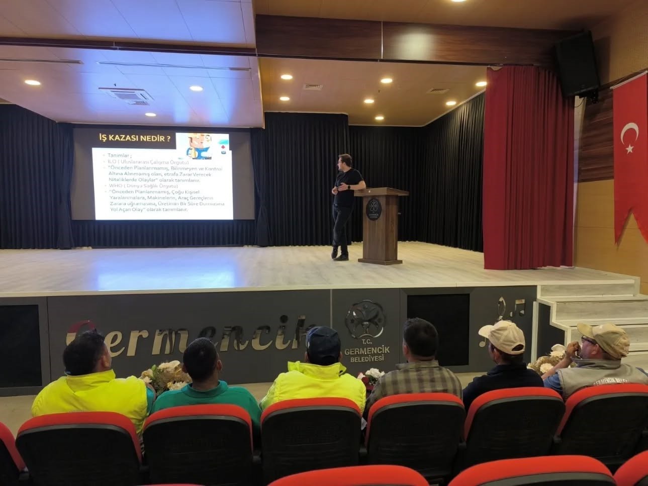 Germencik Belediyesi’nden personele iş güvenliği eğitimi
