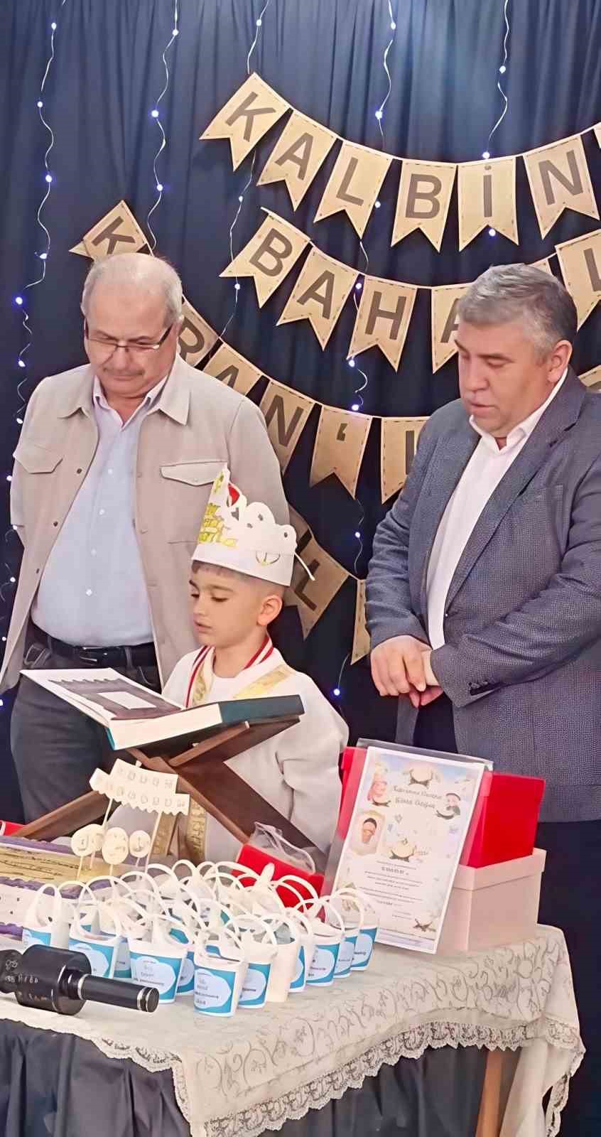 Germencik’te miniklerden Kur’an’a geçiş sevinci
