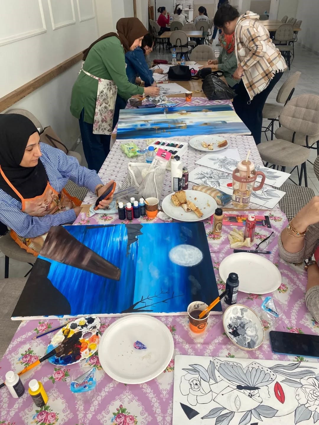 Germencik’te resim kurslarına yoğun ilgi
