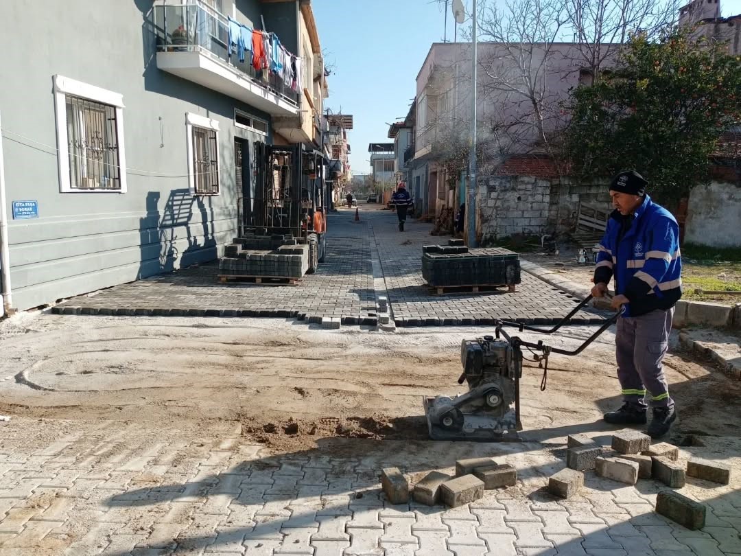 Germencik’te sokaklar yenileniyor
