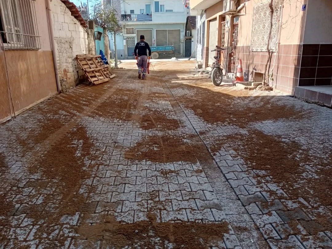 Germencik’te sokaklar yenileniyor
