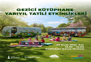 Gezici Kütüphane tatilde yollara çıkıyor
