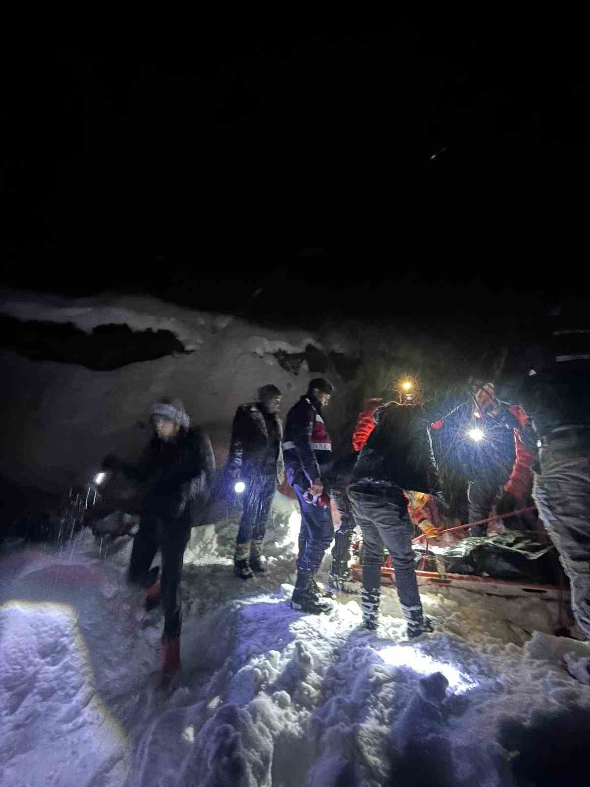 Giresun’da çığ: 1 ölü
