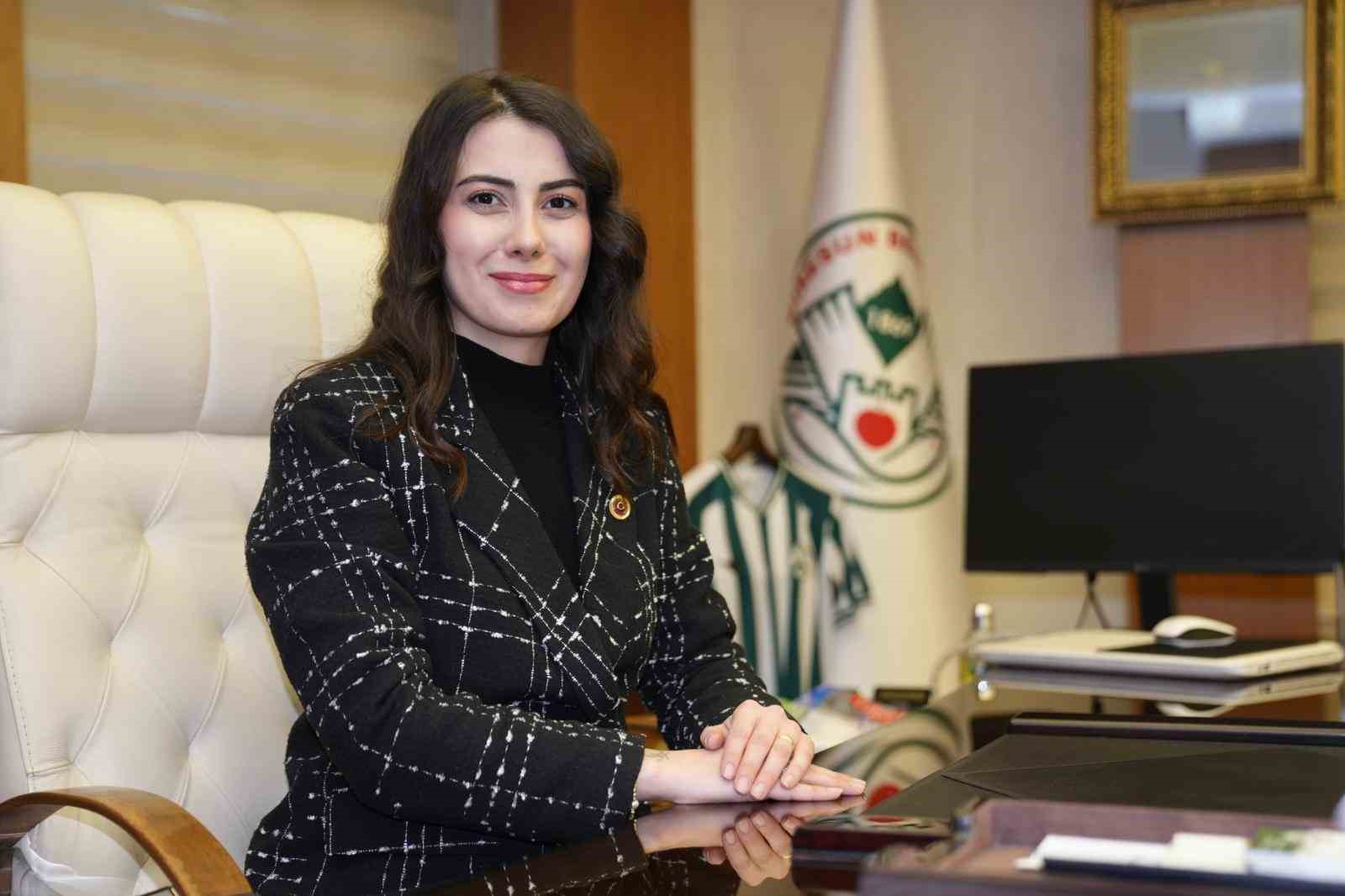 Giresun’da en genç kadın başkan vekili görevde
