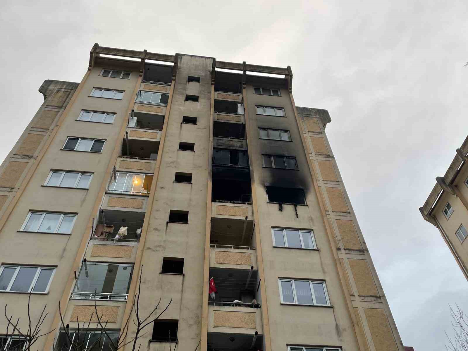 Giresun’da korkutan yangın
