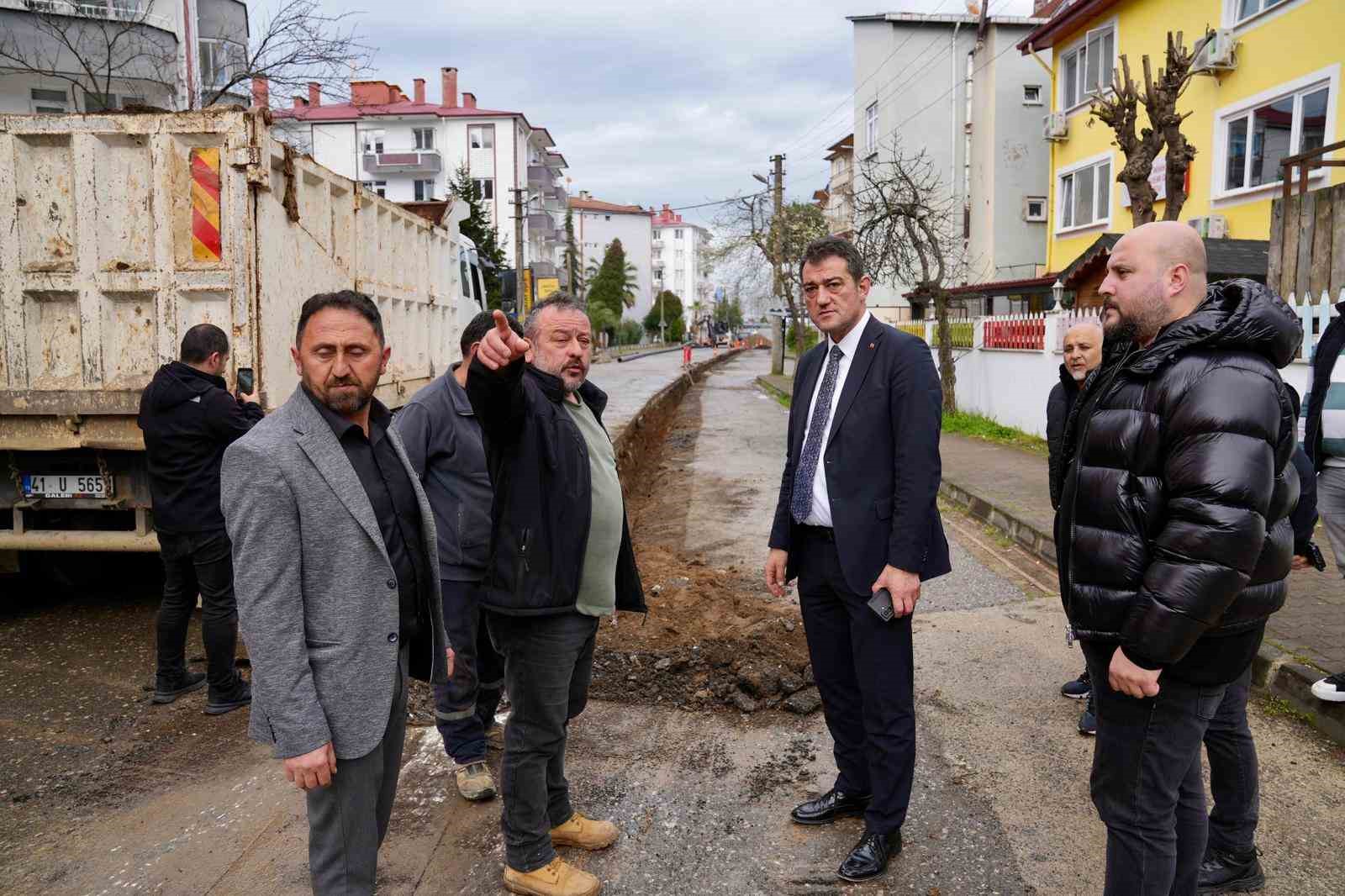 Giresun’da sağlık içme suyu için asbest borular değiştiriliyor
