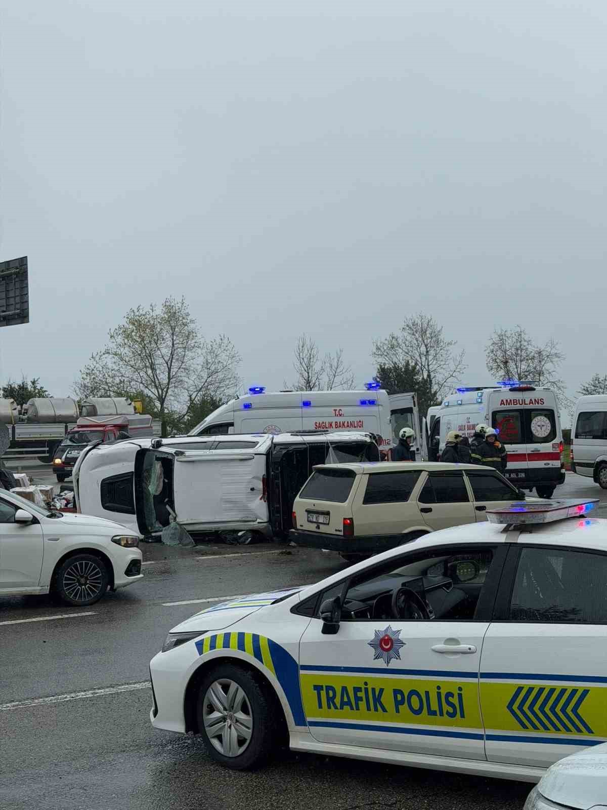 Giresun’da trafik kazası: 4 yaralı
