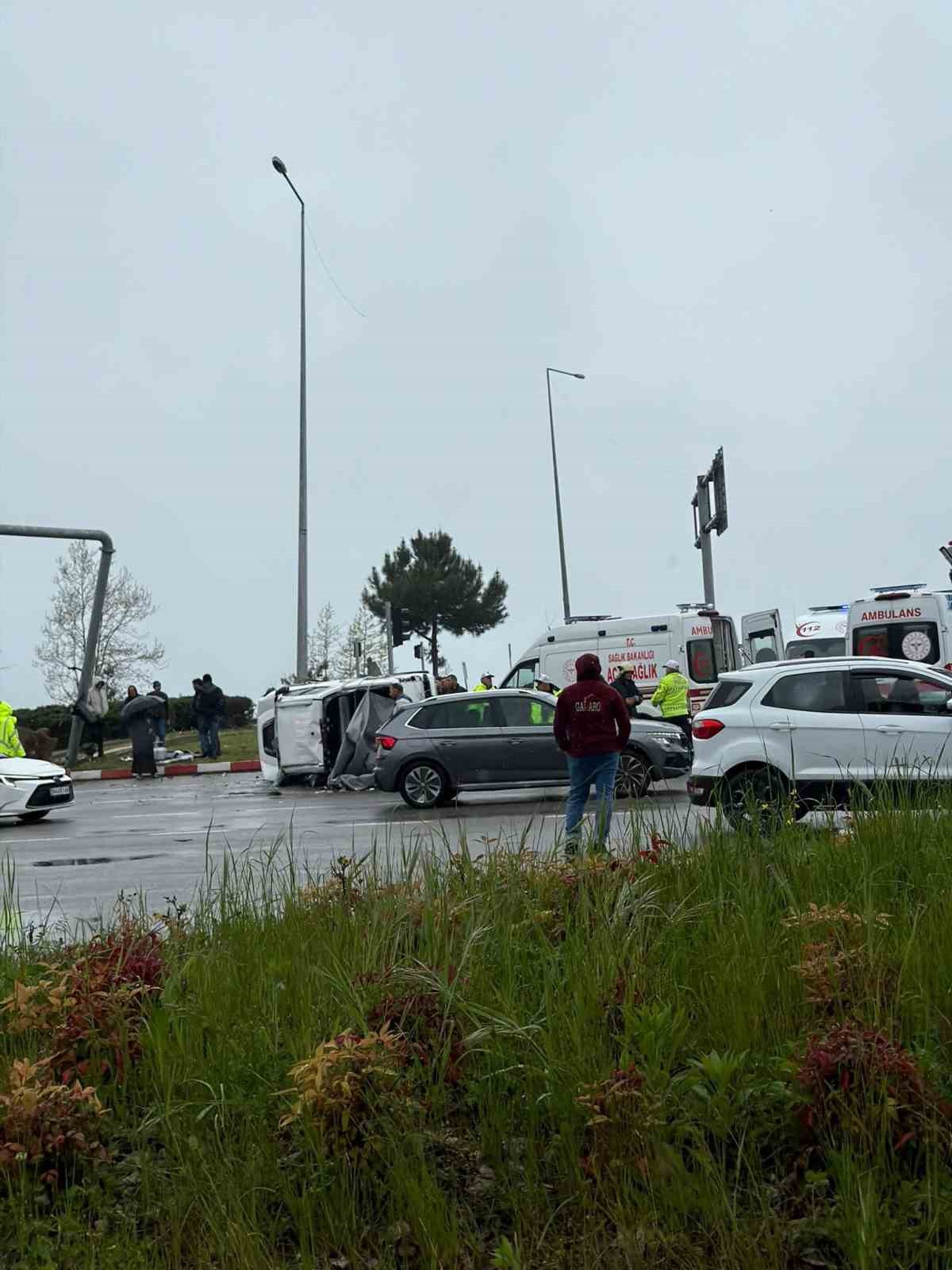 Giresun’da trafik kazası: 4 yaralı
