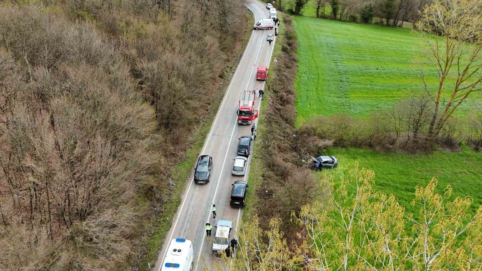 Giresun’dan Sinop’a gelen aile kaza yaptı: 5 yaralı
