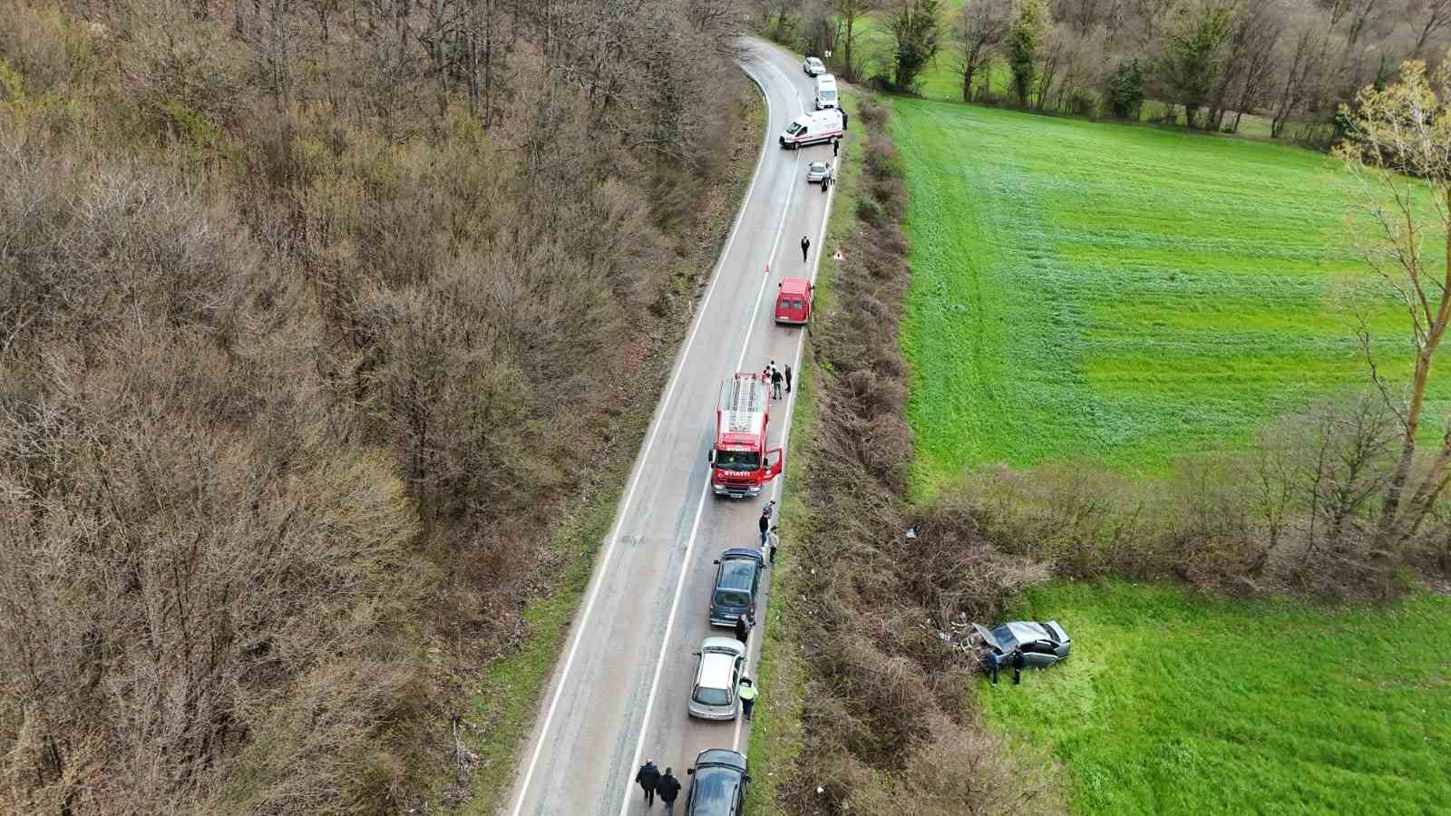 Giresun’dan Sinop’a gelen aile kaza yaptı: 5 yaralı
