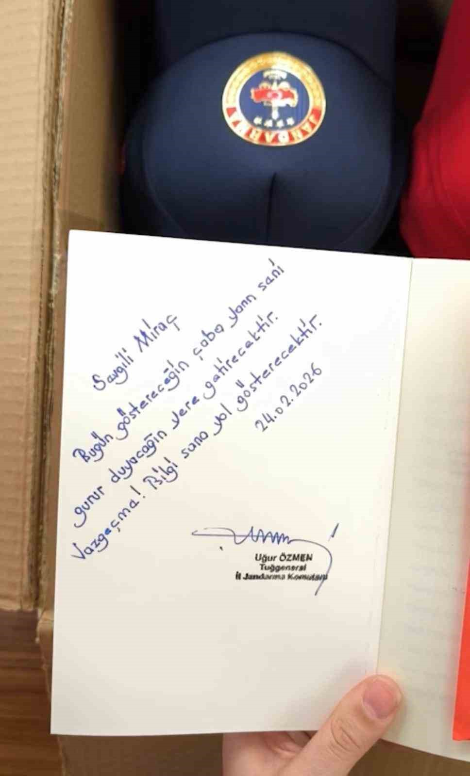 Giresunlu öğrencilerden Siirt’teki jandarmaya duygulandıran mektup
