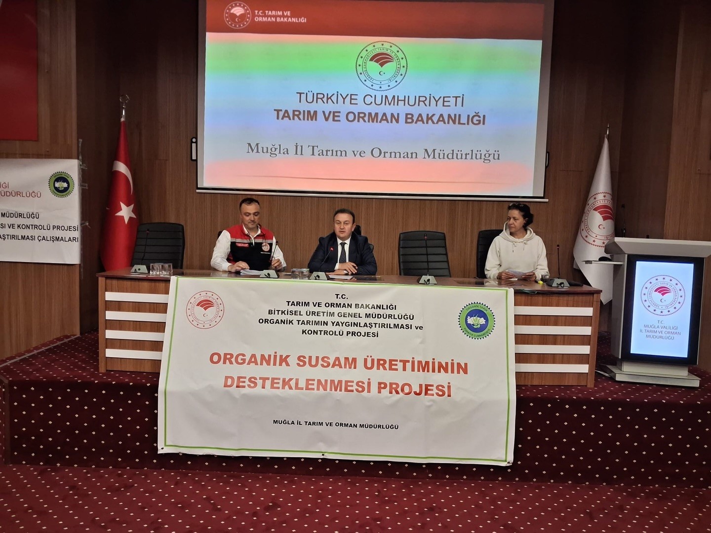 Gökova susamı için organik üretim masaya yatırıldı
