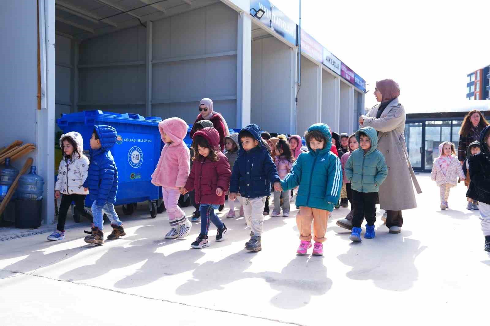 Gölbaşı’nda miniklere geri dönüşüm ve sıfır atık anlatıldı
