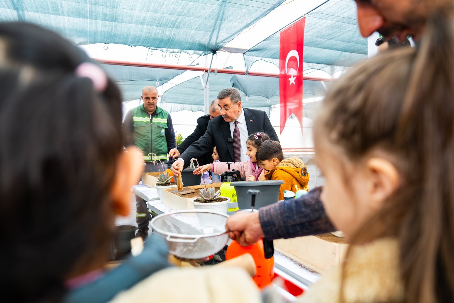 Gölbaşı’nda yerli ata tohumları toprakla buluştu
