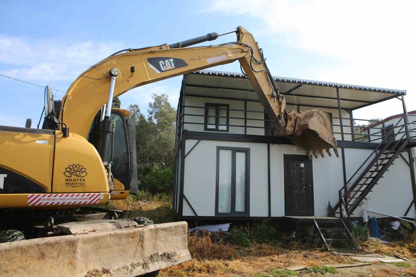 Gölyazı’da kaçak yapılara geçit yok
