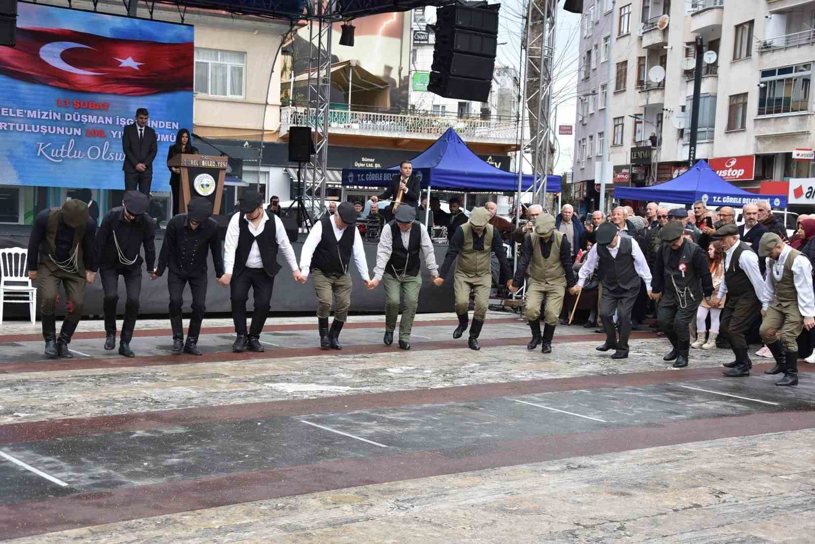 Görele’nin düşman işgalinden kurtuluşunun 108. yıl dönümü törenle kutlandı
