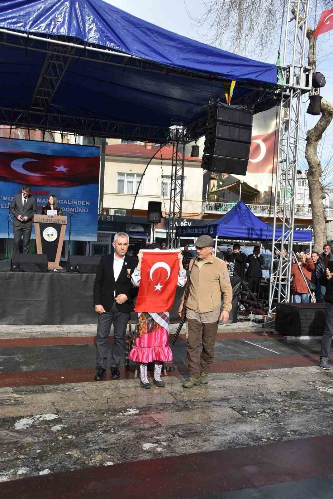 Görele’nin düşman işgalinden kurtuluşunun 108. yıl dönümü törenle kutlandı

