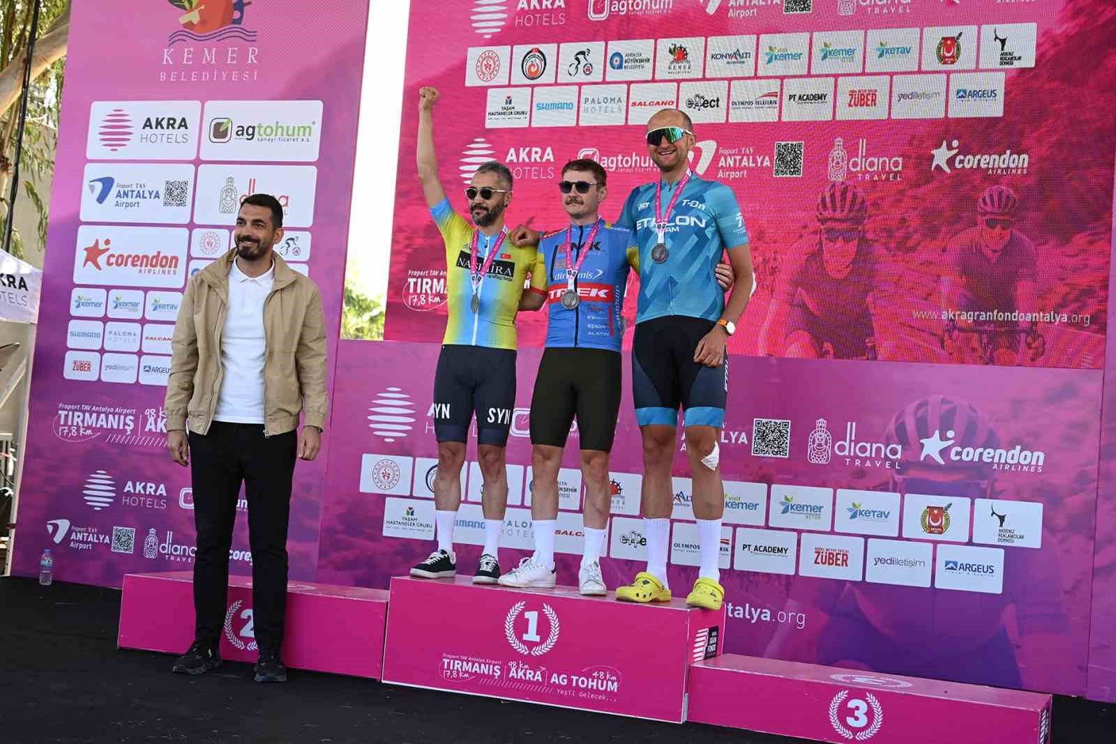 Gran Fondo Antalya’da madalyalar sahiplerini buldu
