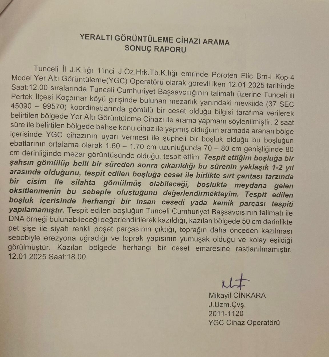 Gülistan Doku’nun ilk gömüldüğü iddiaya edilen yer havadan görüntülendi
