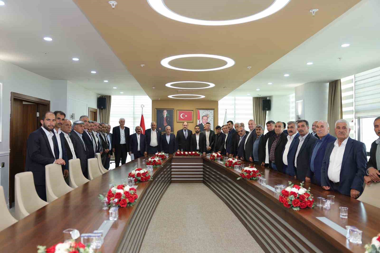 Gülpınar Suruçlu muhtarların taleplerini dinledi
