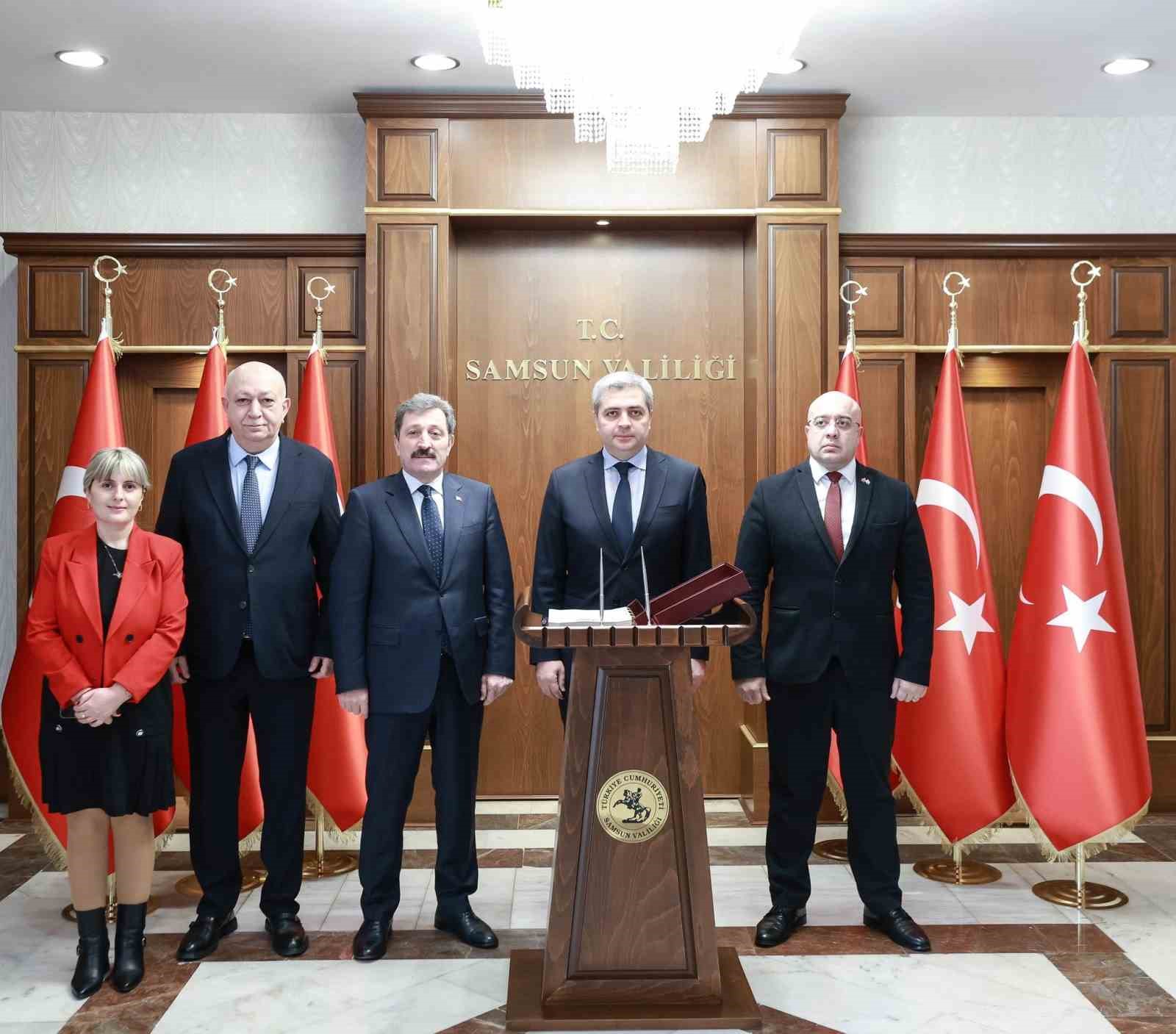 Gürcistan heyeti Samsun’da: Dostluk bağları pekişti
