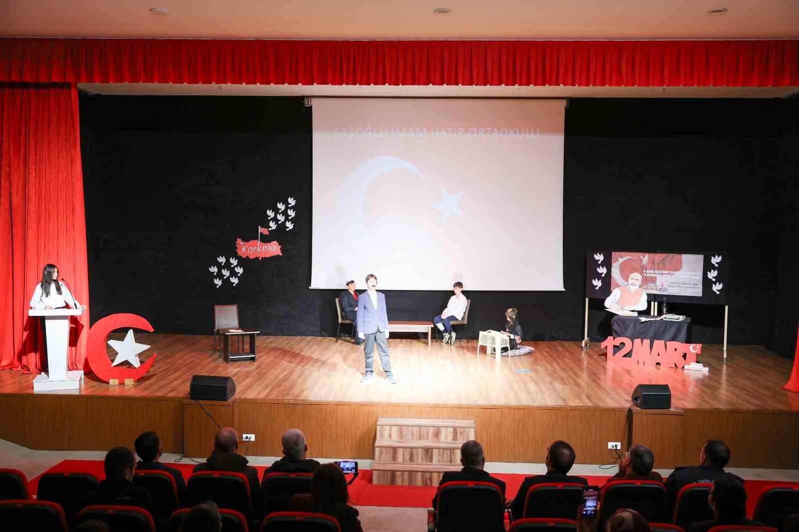 Hacılar’da İstiklal şiiri ve şairi yad edildi
