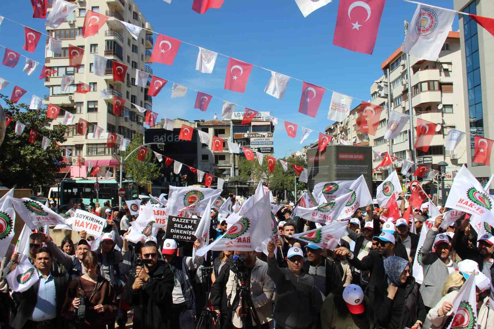 HAK-İŞ, 1 Mayıs haftasını Manisa’dan başlattı
