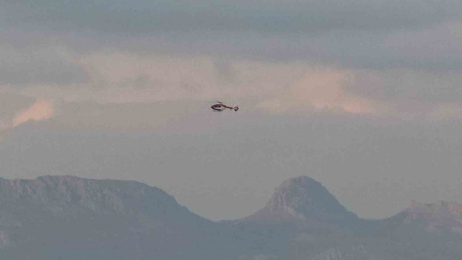 Hakkari’de yenidoğan prematüre bebek ambulans helikopterle Van’a getirildi
