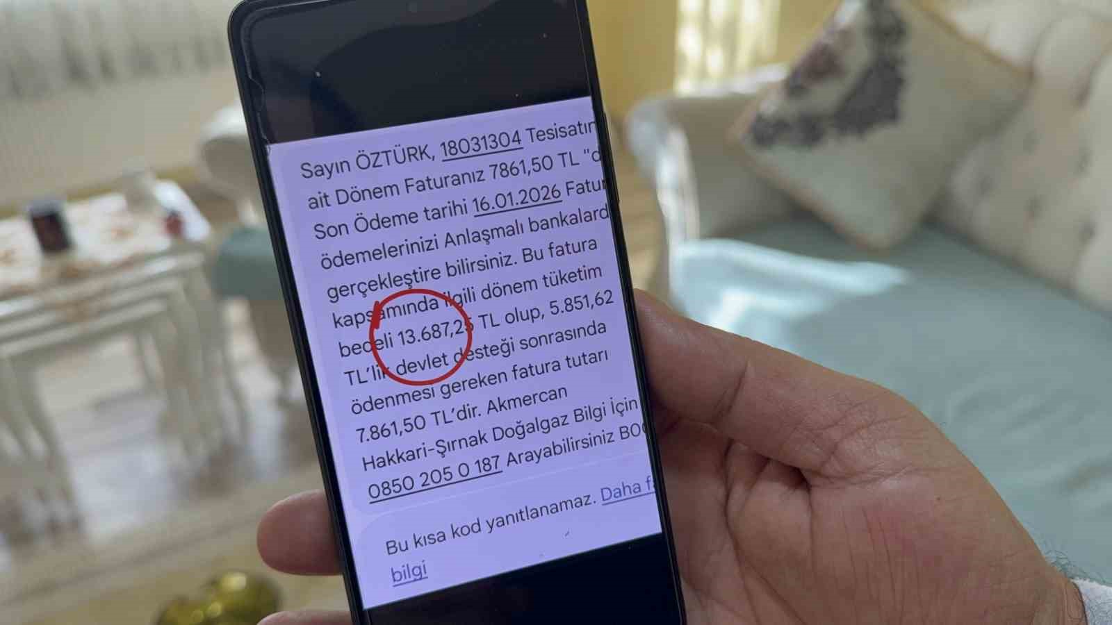 Hakkari’de yüksek doğal gaz faturalarına tepki
