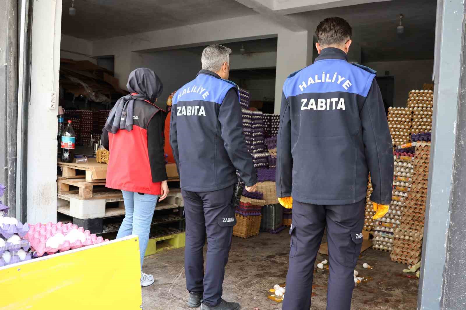 Haliliye’de sağlıksız depoya baskın: 5 bin koli yumurta imha edildi

