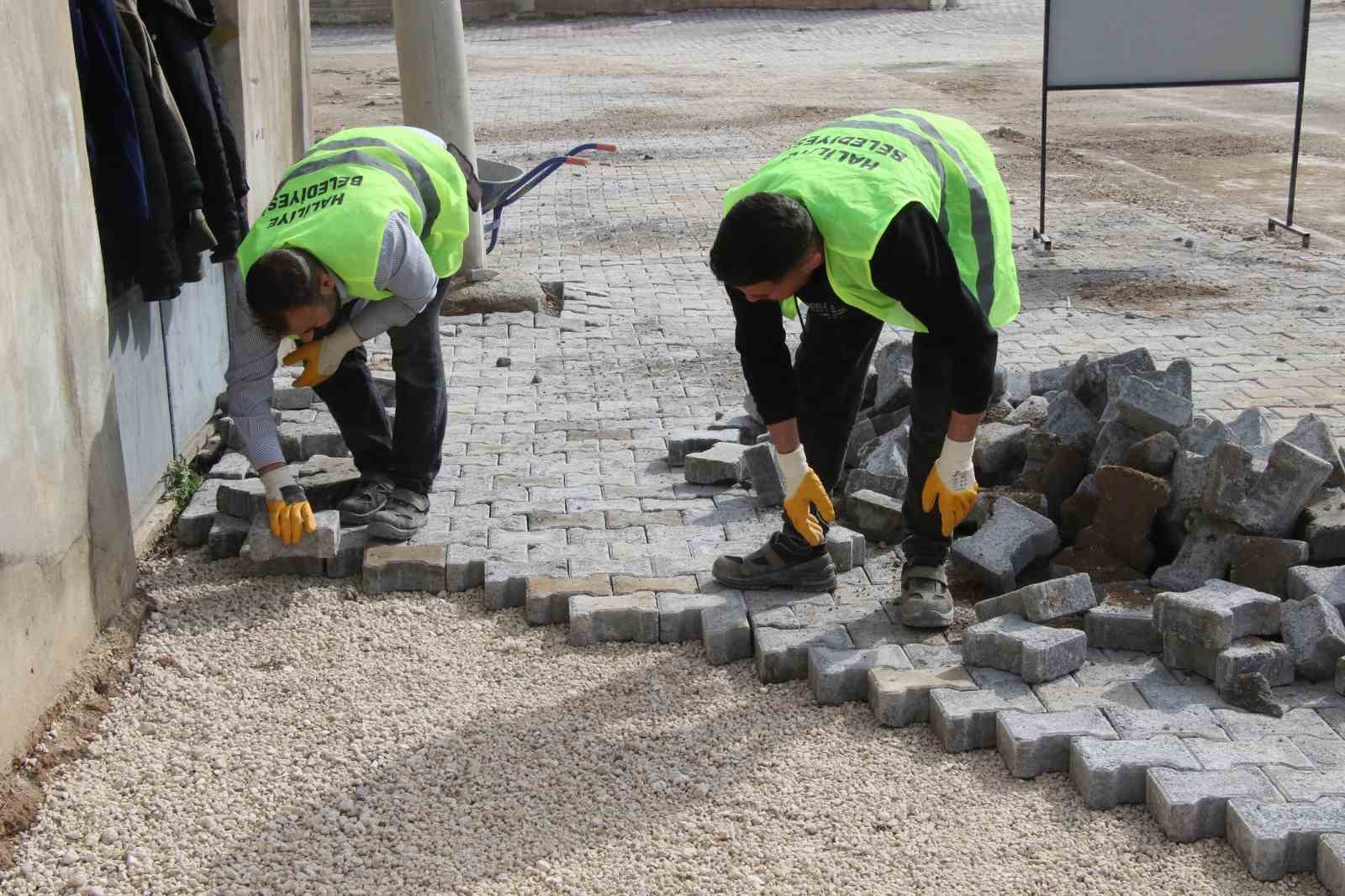 Haliliye’de üstyapı çalışmaları hız kesmeden sürüyor
