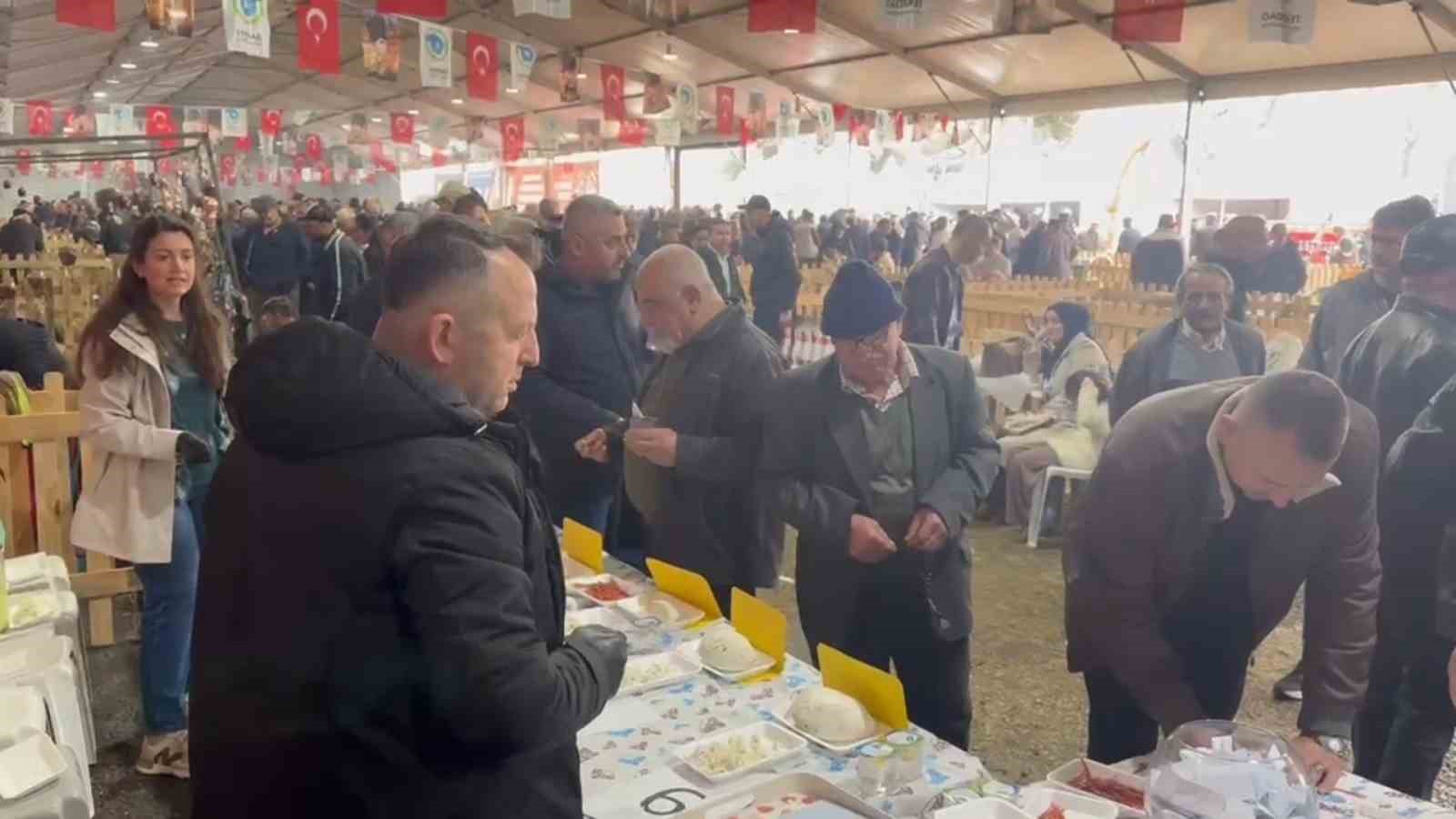Halk jüri oldu, en iyi keçi peynirini vatandaş seçti
