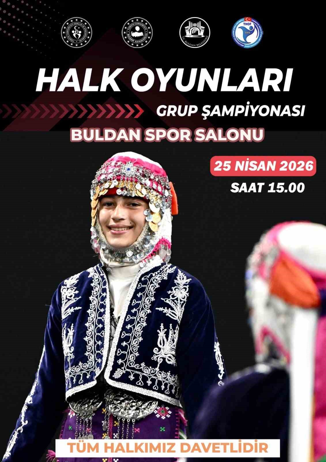 Halk oyunları coşkusu Buldan’da yaşanacak
