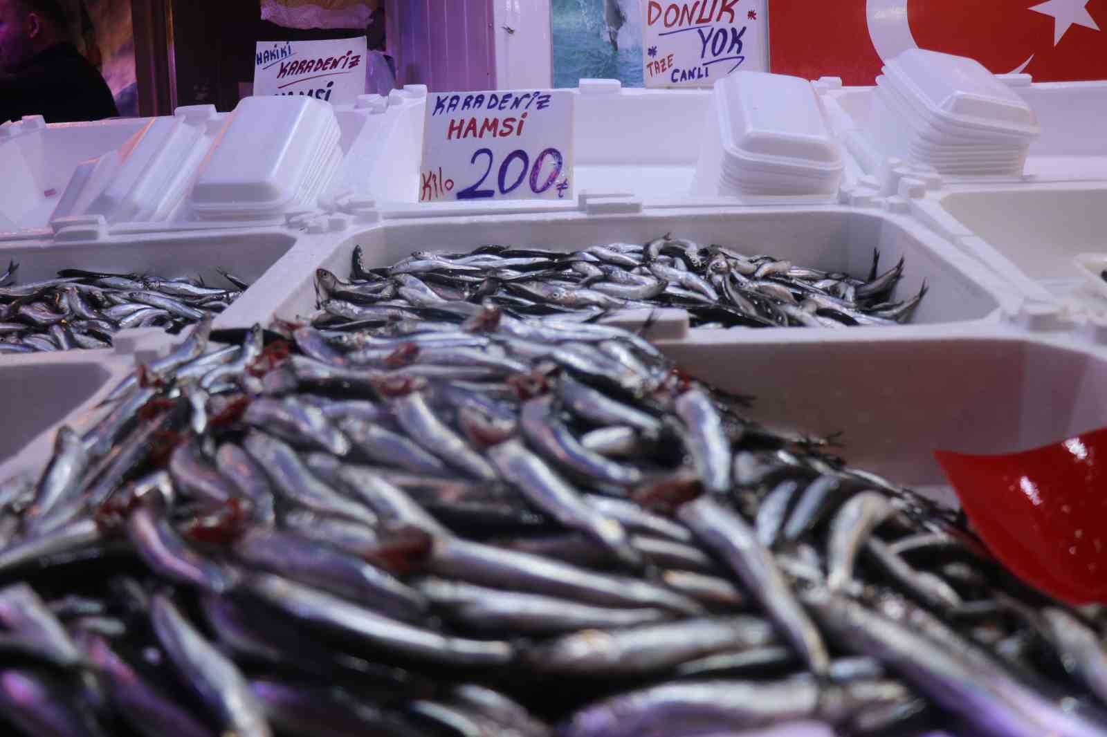 Hamsi tezgahlardaki tahtına yeniden oturdu
