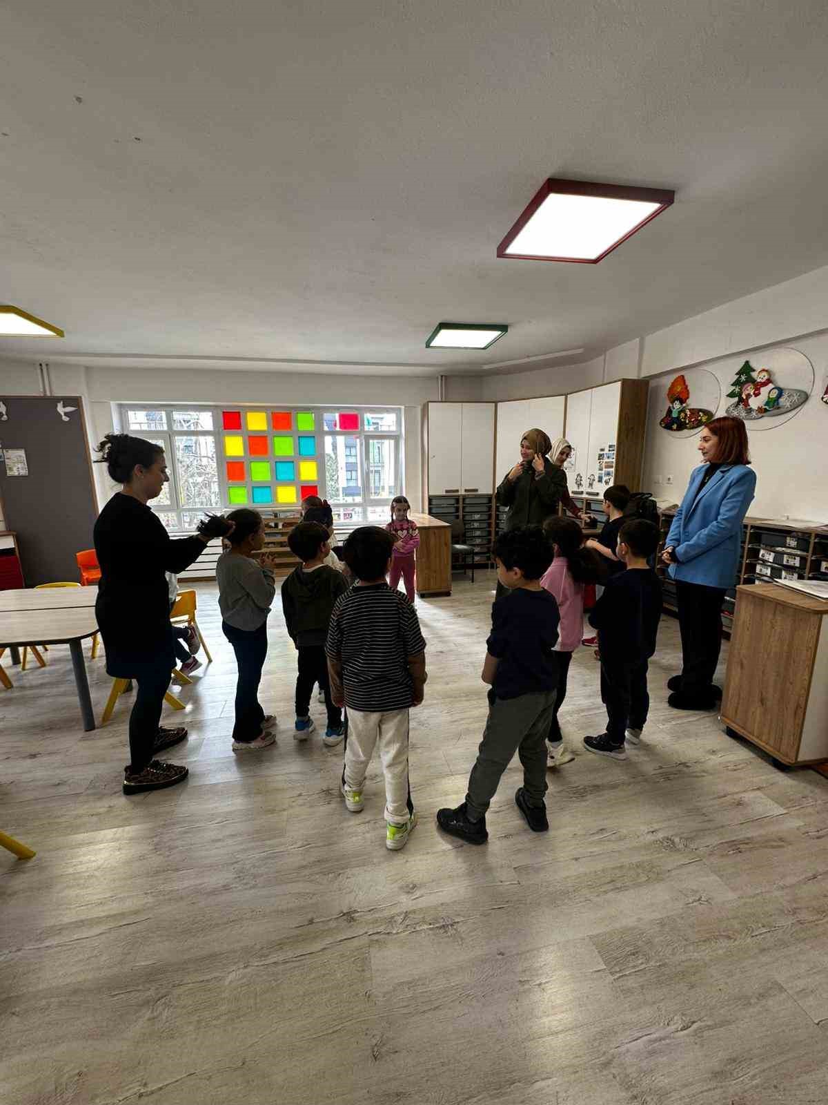 ’Harezmi Eğitim Modeli’ kapsamında Cemal Ererdi Anaokulu ziyareti edildi
