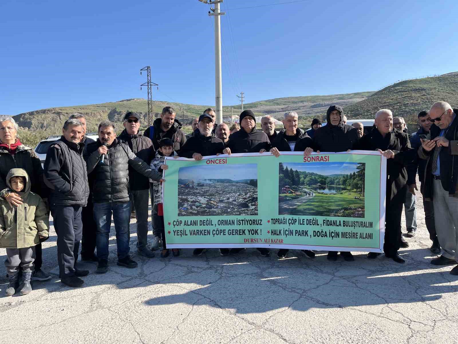 Harmandalı sakinlerinden ‘çöplük orman olsun’ çağrısı
