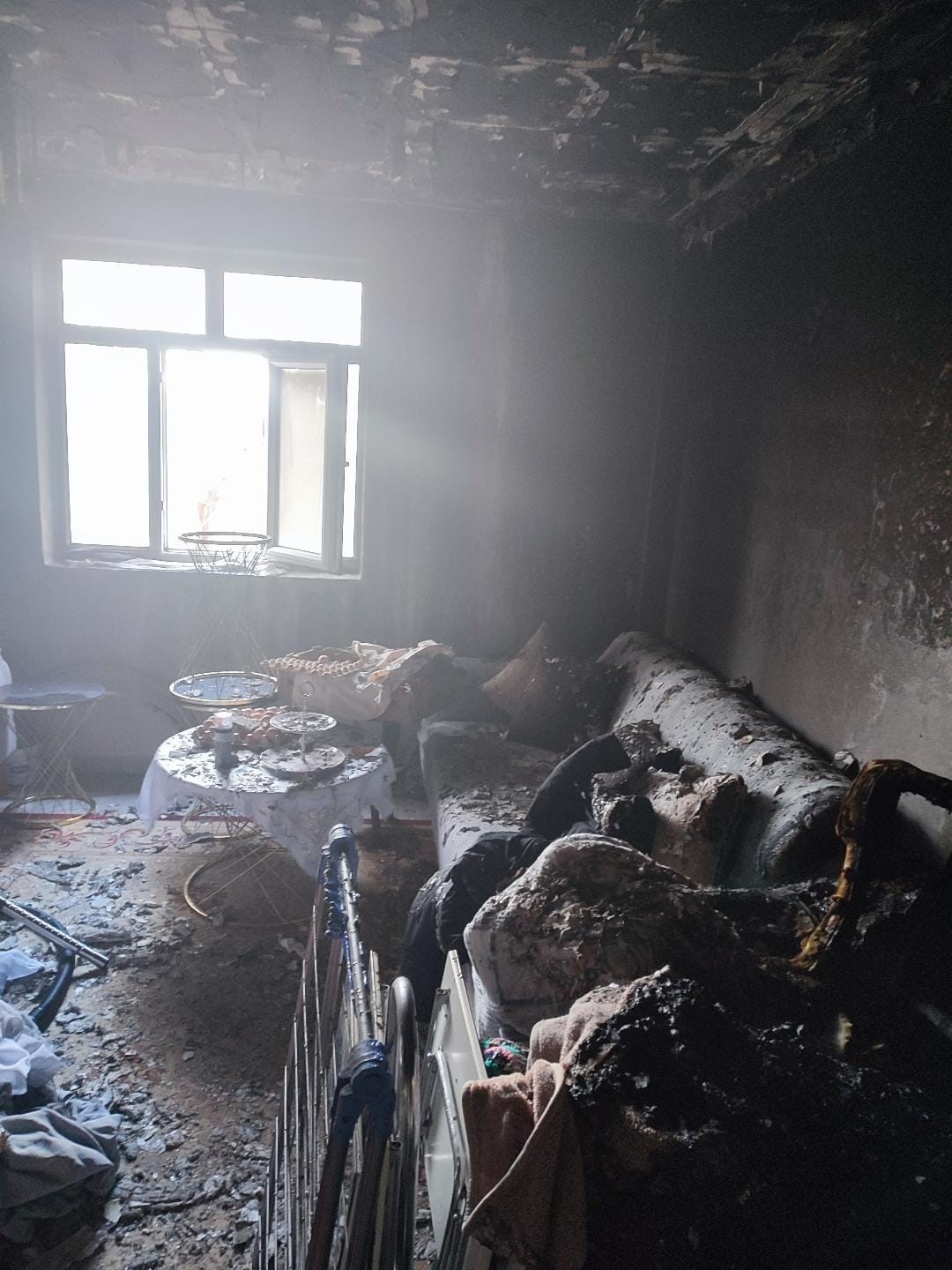 Hasköy’de ev yangını
