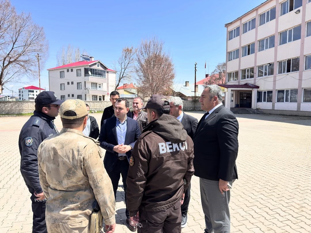Hasköy’de okul güvenliği masaya yatırıldı, Kaymakam Güney sahaya indi
