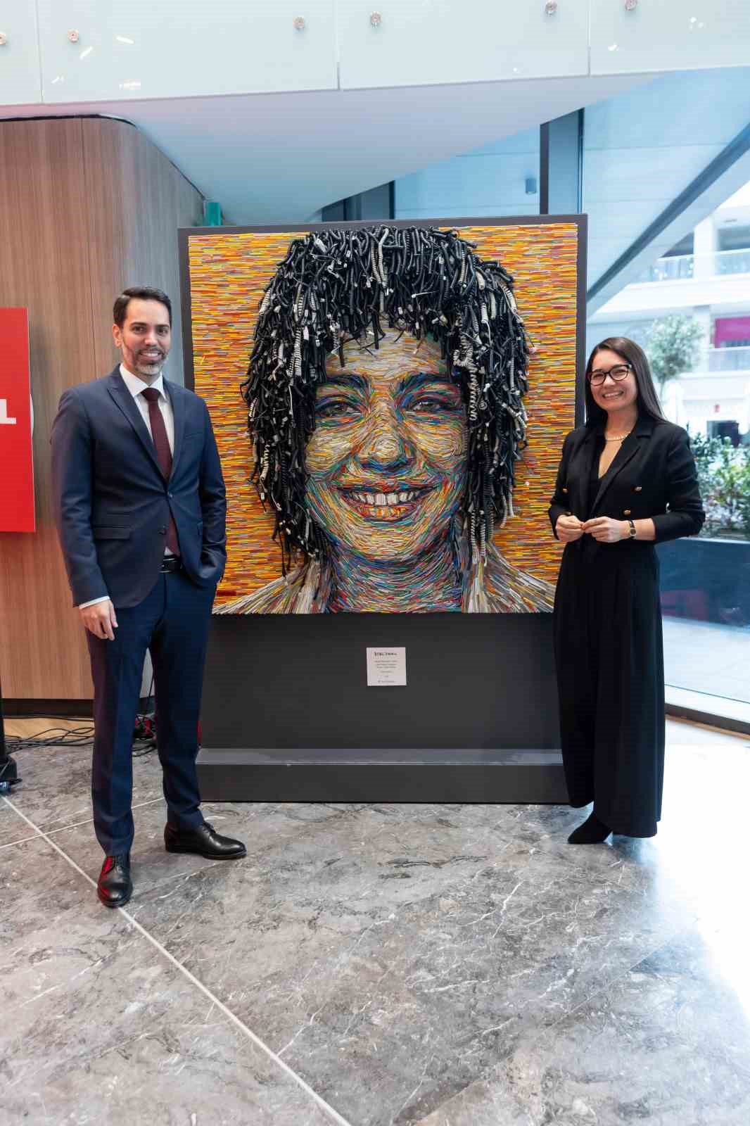 Hastane atıklarından doğan portreler Memorial Göztepe’de ikinci kez hayat buluyor
