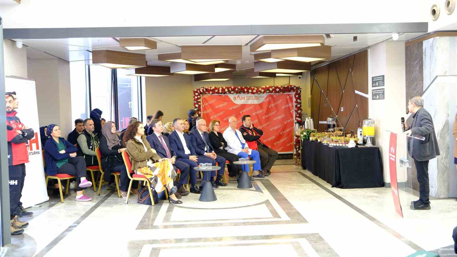 Hastanede deprem farkındalığı etkinliği
