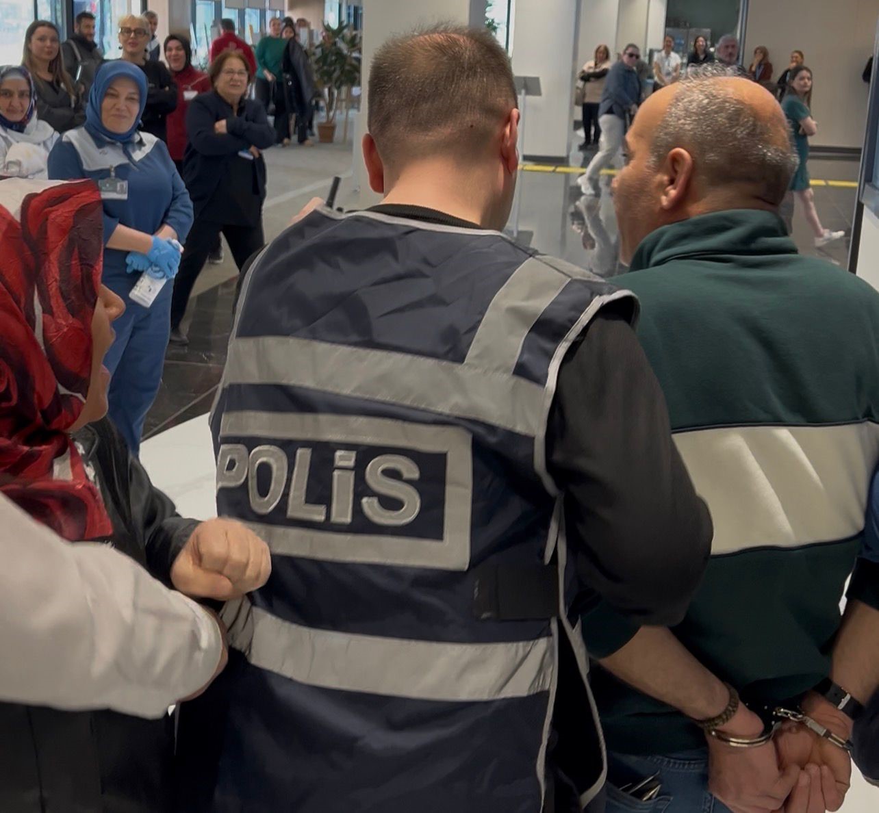 Hastanede film gibi tatbikat
