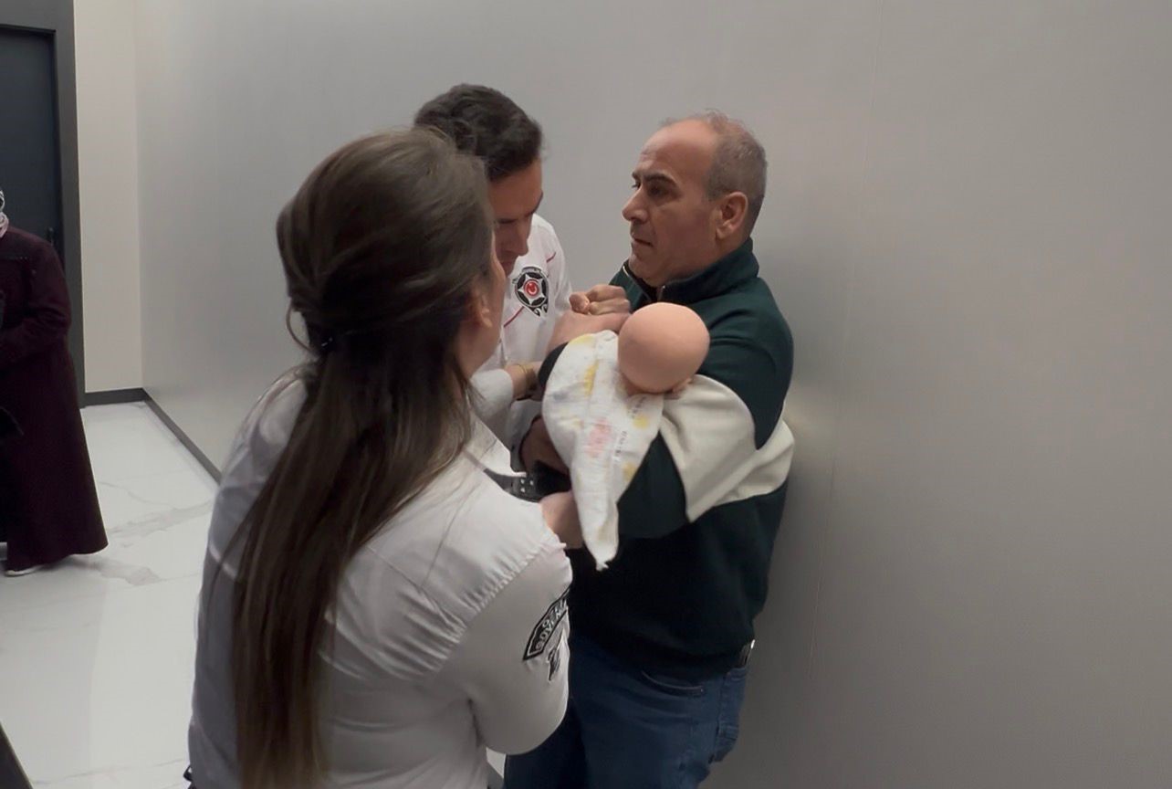 Hastanede film gibi tatbikat
