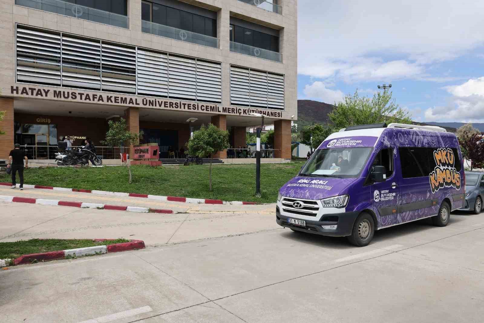 Hatay Büyükşehir Belediyesi, öğrencilerin ulaşımını kolaylaştıracak KAMBÜS’ü hizmete aldı
