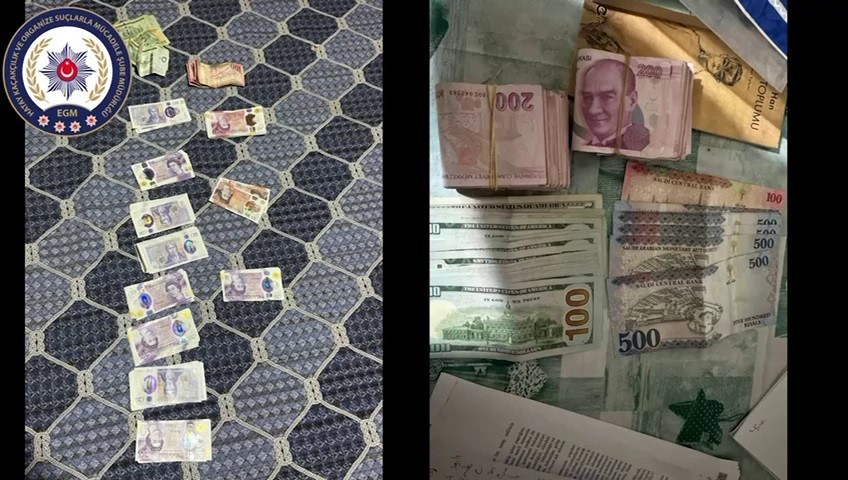 Hatay merkezli 8 ilde ‘Gümrük geçişinde rüşvet’ operasyonunda milyonlarca TL’lik döviz ve silah ele geçirildi
Hatay merkezli 8 ilde ‘Gümrük geçişinde rüşvet’ operasyonunda milyonlarca TL’lik döviz ve silah ele geçirildi