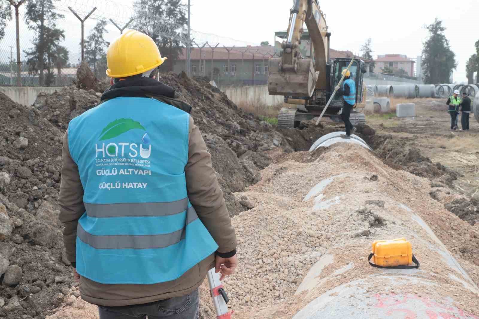 Hatay’da 330 milyonluk  dev projede çalışmalar sürüyor
