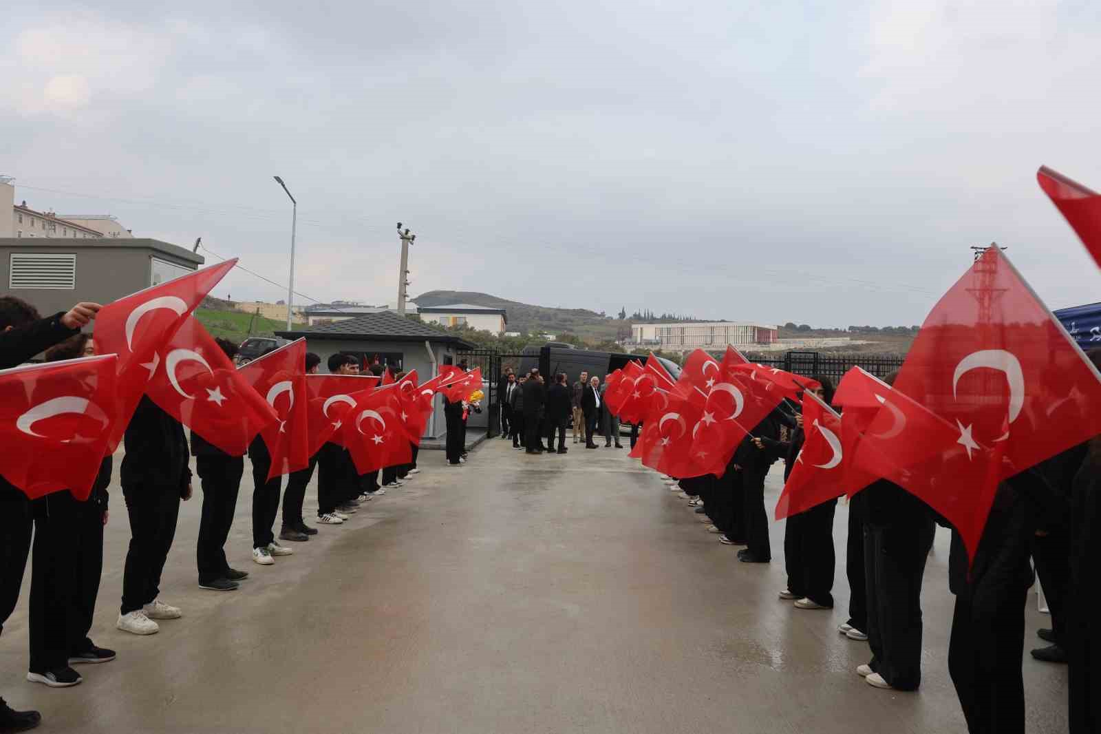 Hatay’da depremin ardından inşa edilen 225’inci okulun açılışı gerçekleştirildi
