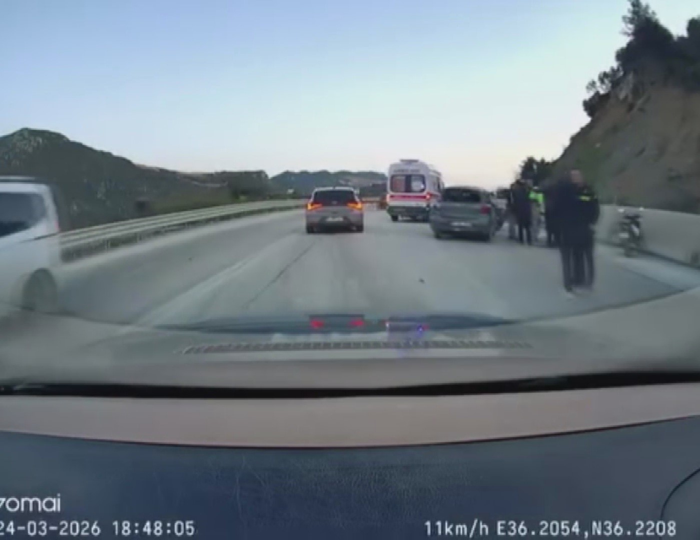 Hatay’da otomobille çarpışan motosiklet sürücüsü hayatını kaybetti
