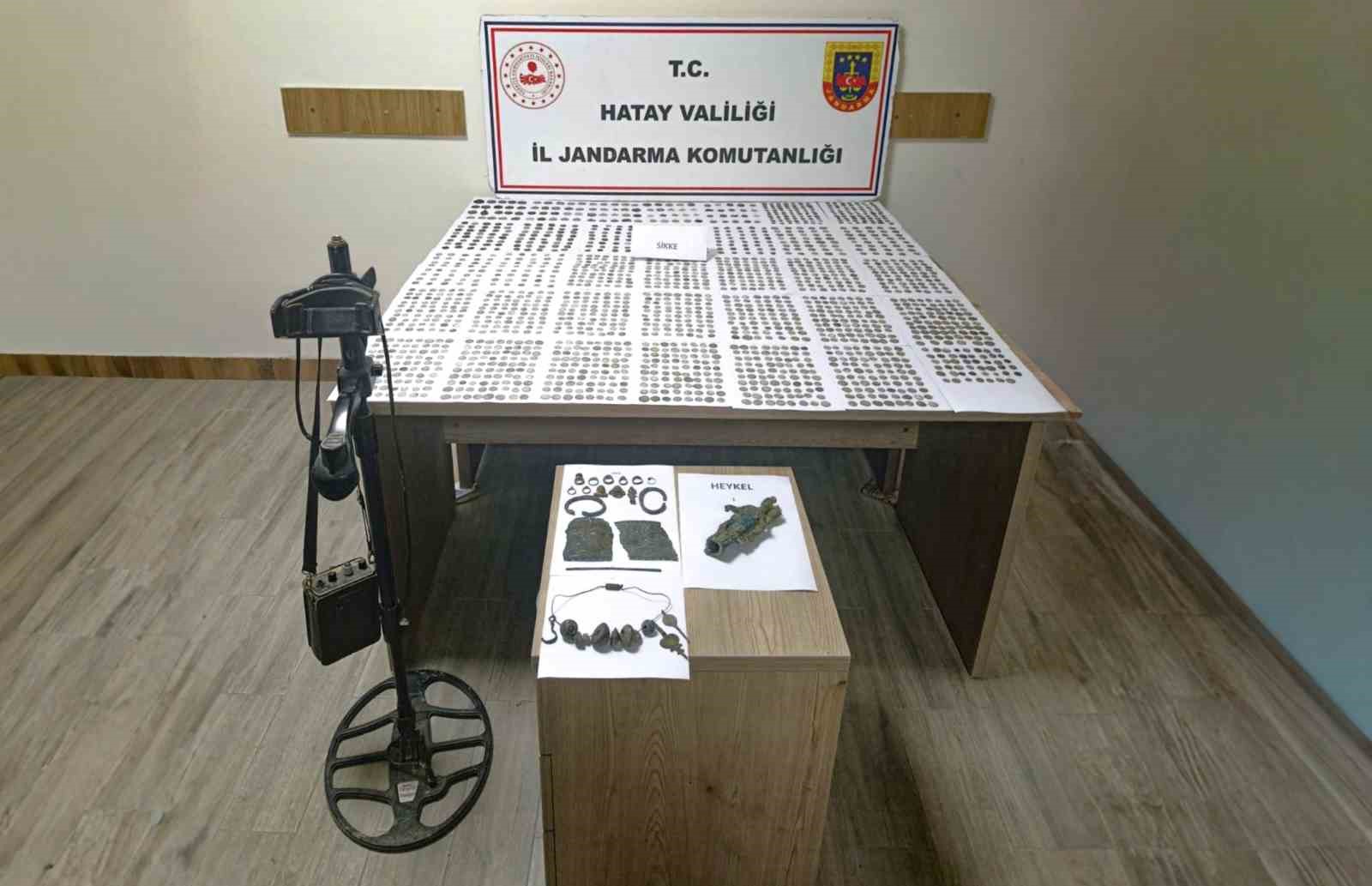 Hatay’da tarihi eser operasyonu
