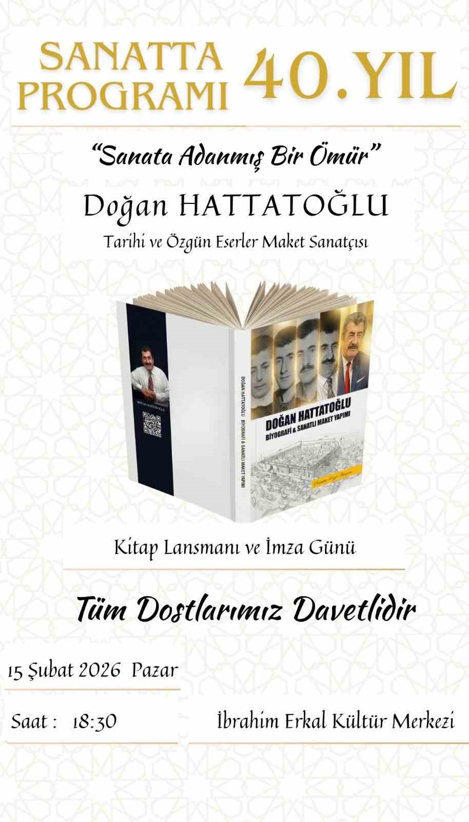 Hattatoğlu 40. sanat yılını kutladı
Hattatoğlu 40. sanat yılını kutladı